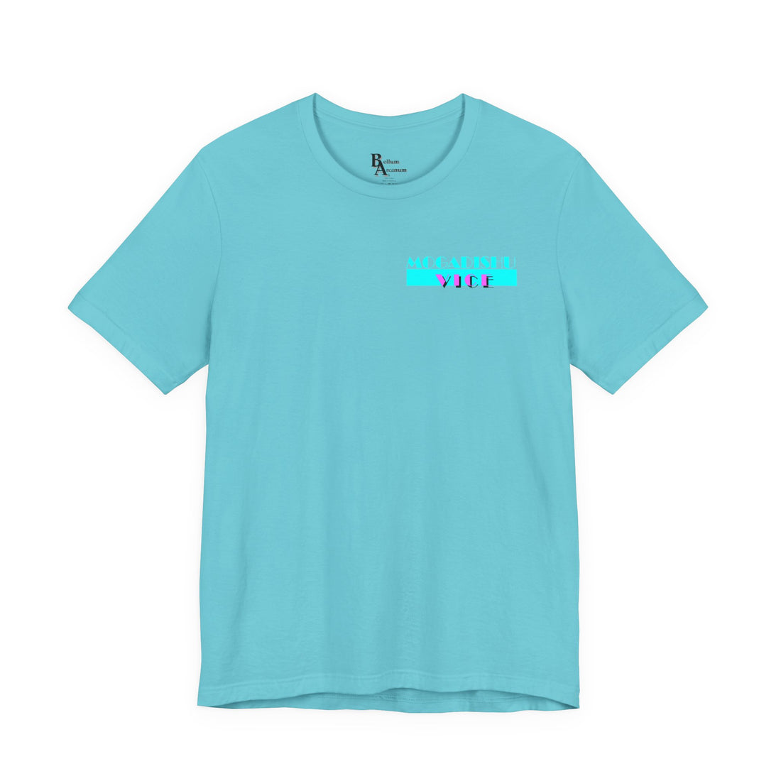 Somalia Map Graphic Tee — "Mogadishu Your City" Colorful Back Print