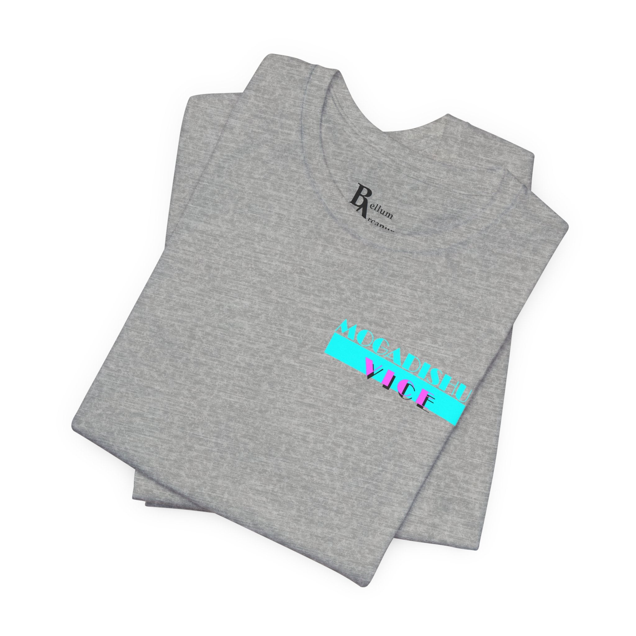 Somalia Map Graphic Tee — "Mogadishu Your City" Colorful Back Print