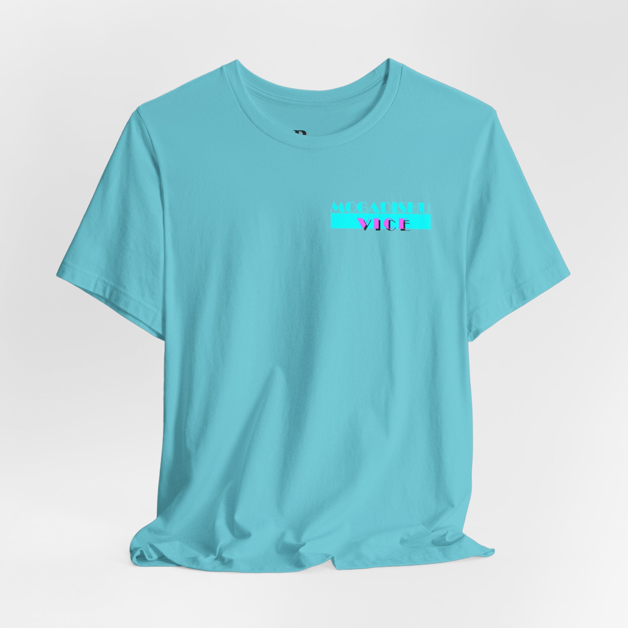 Somalia Map Graphic Tee — "Mogadishu Your City" Colorful Back Print