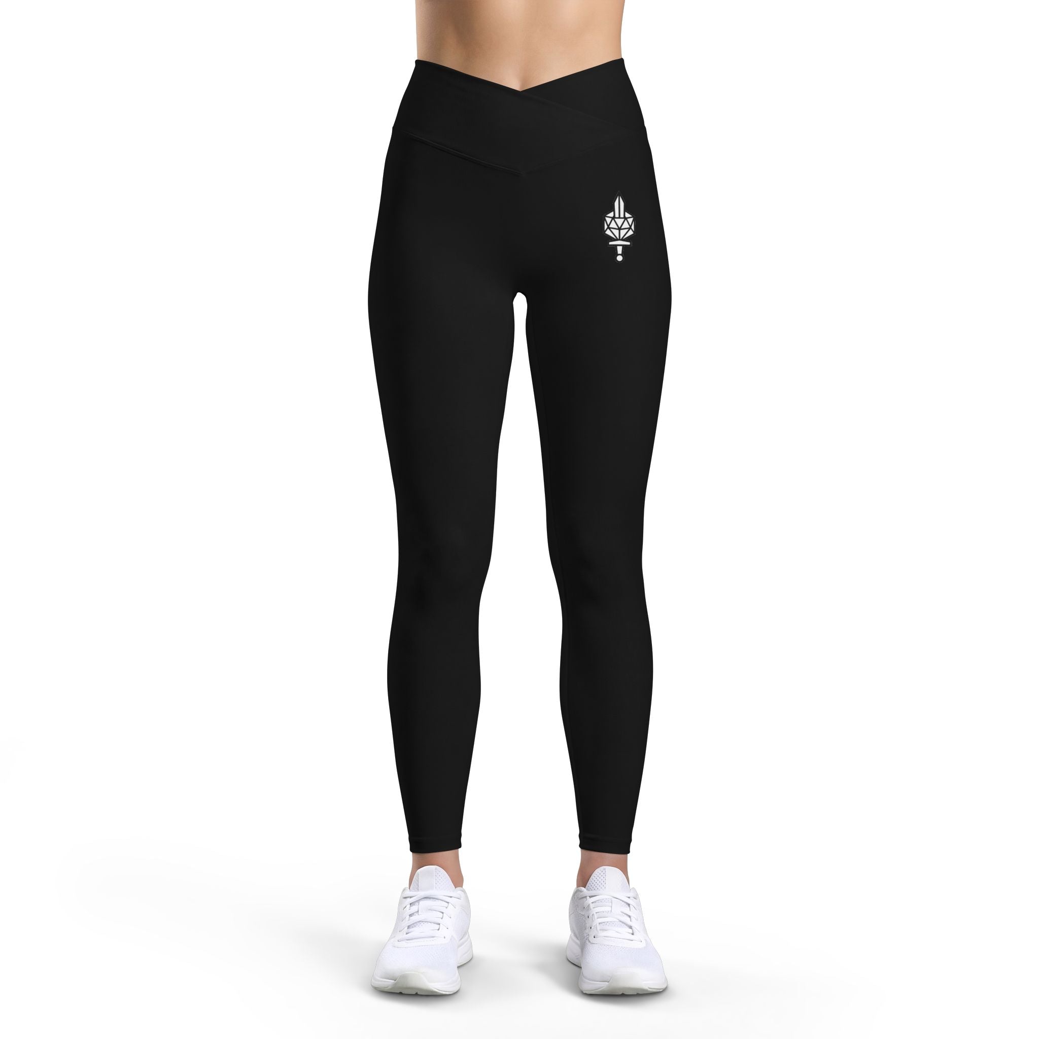Women’s Luxe Leggings — Fleur-de-Lis Side Emblem