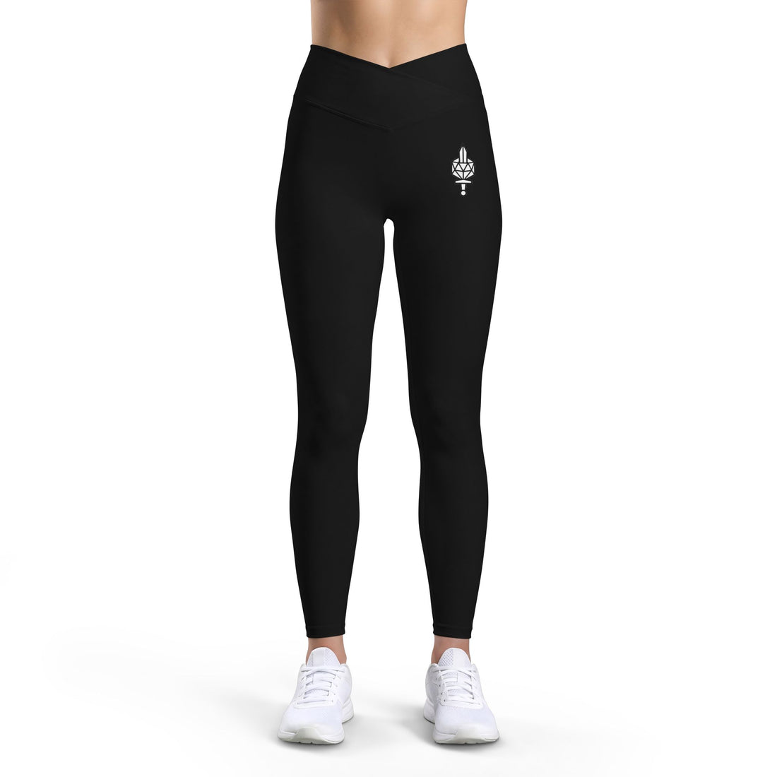 Women’s Luxe Leggings — Fleur-de-Lis Side Emblem