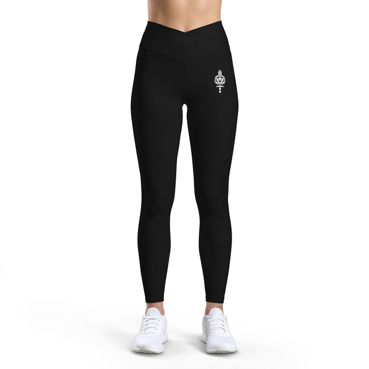 Women’s Luxe Leggings — Fleur-de-Lis Side Emblem