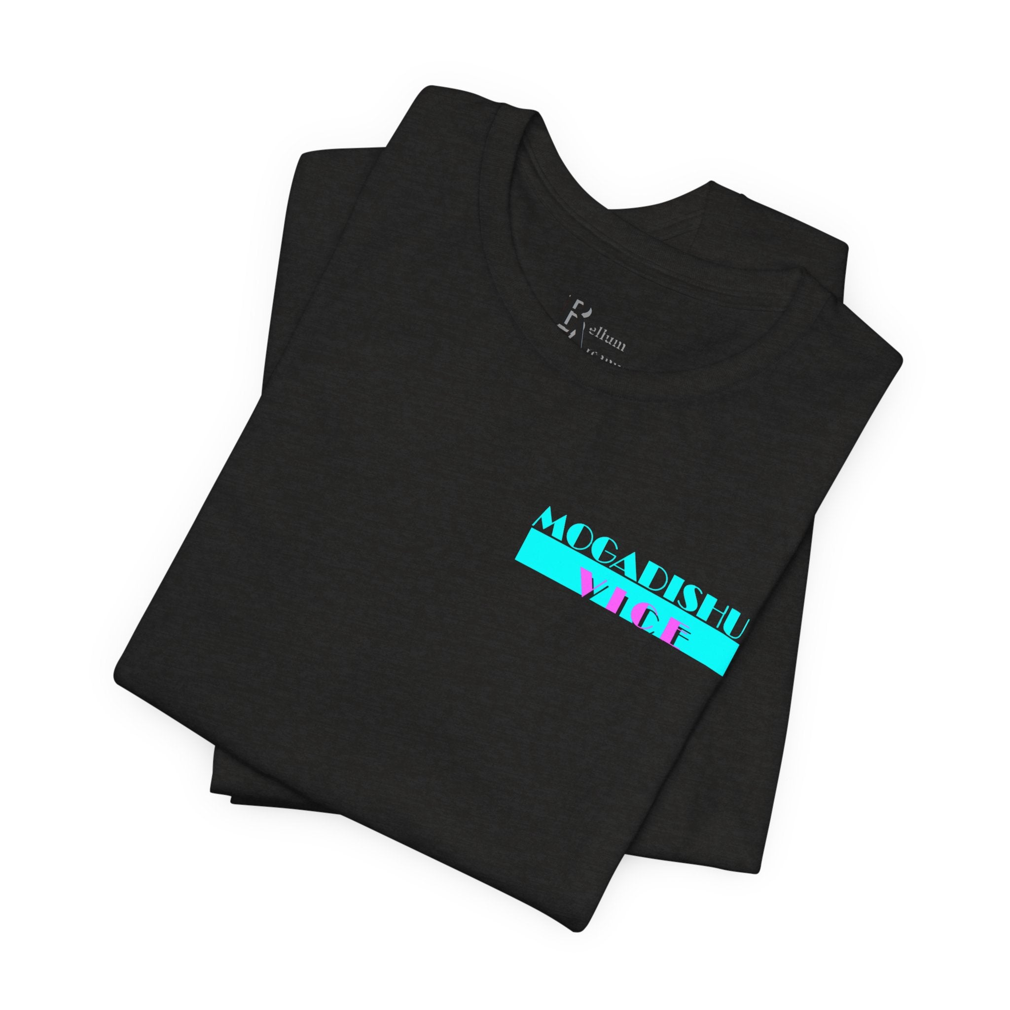 Somalia Map Graphic Tee — "Mogadishu Your City" Colorful Back Print