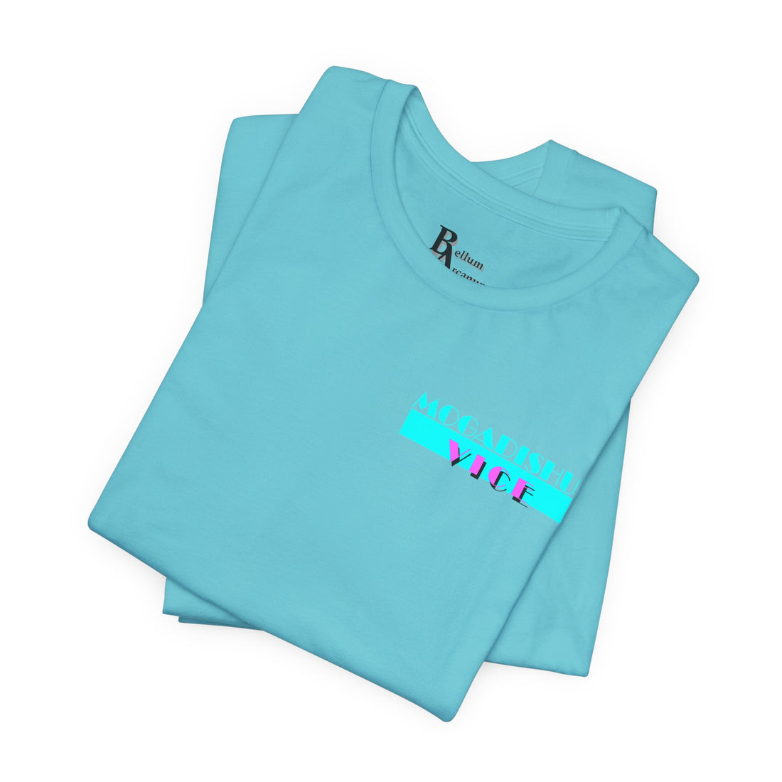 Somalia Map Graphic Tee — "Mogadishu Your City" Colorful Back Print