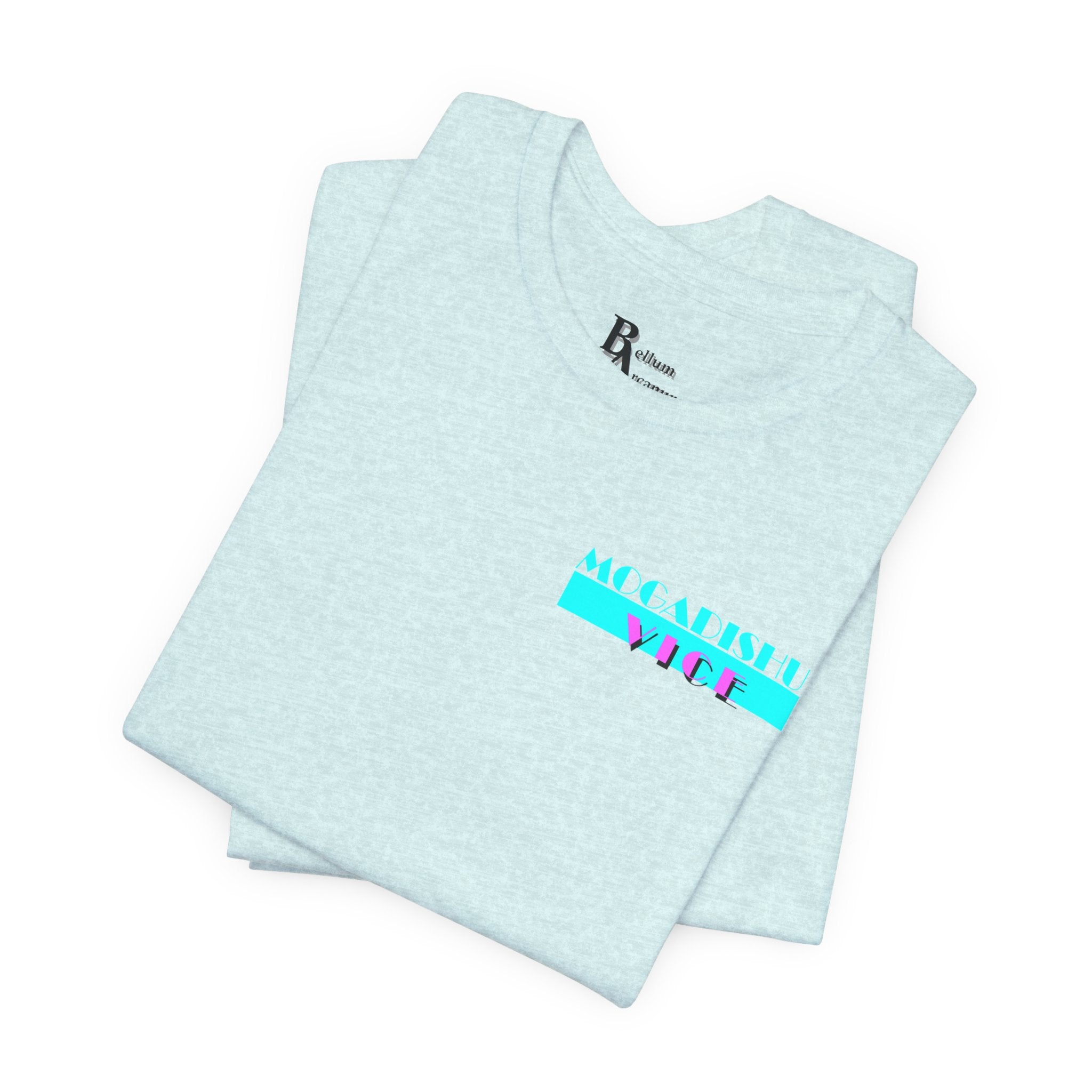 Somalia Map Graphic Tee — "Mogadishu Your City" Colorful Back Print