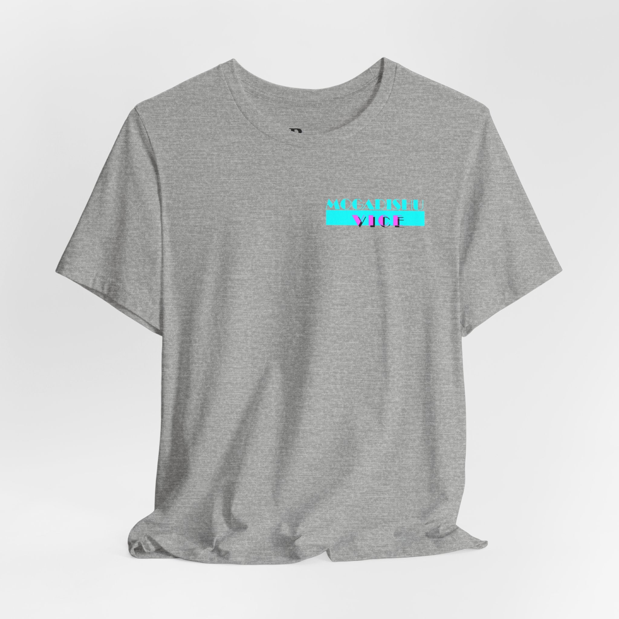 Somalia Map Graphic Tee — "Mogadishu Your City" Colorful Back Print
