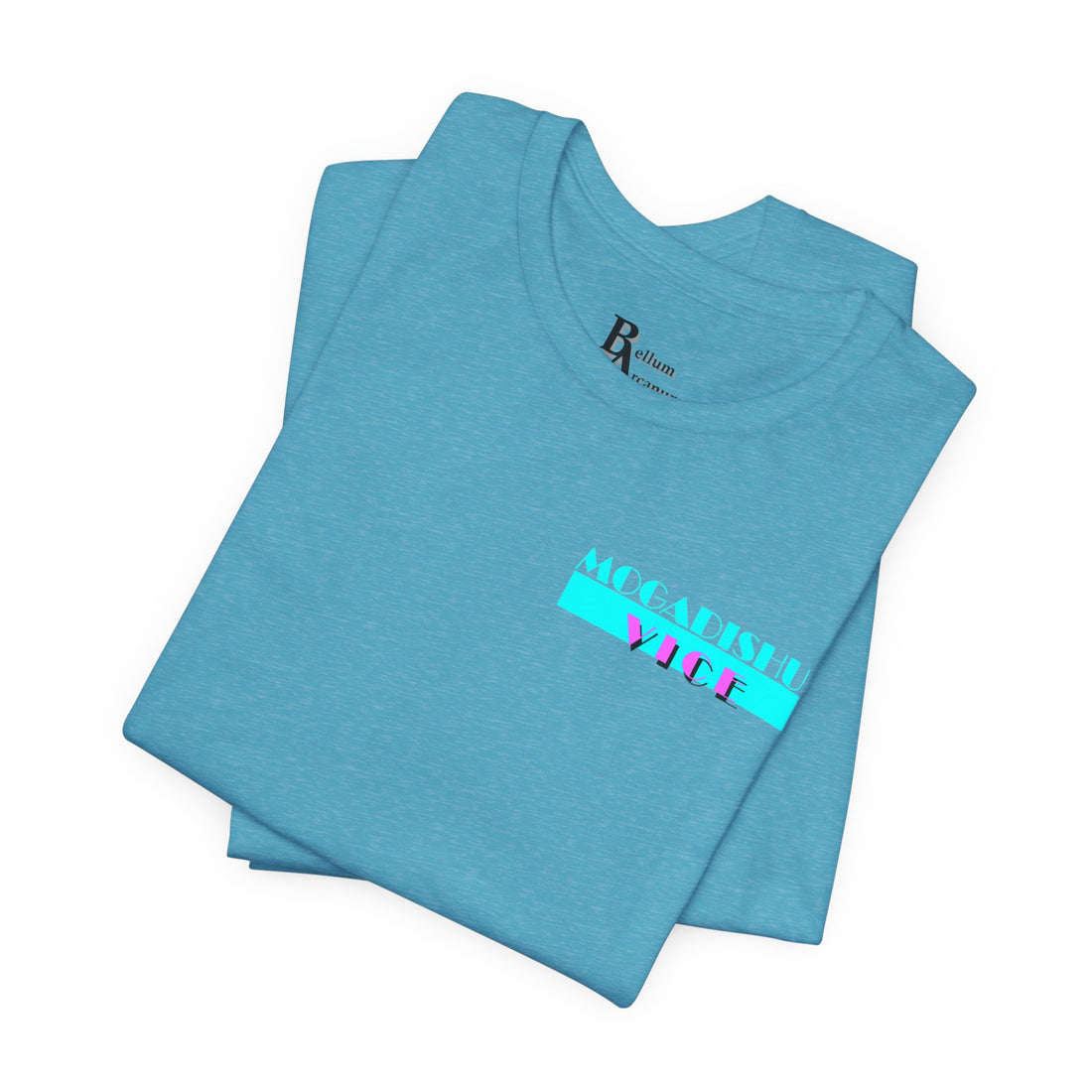 Somalia Map Graphic Tee — "Mogadishu Your City" Colorful Back Print