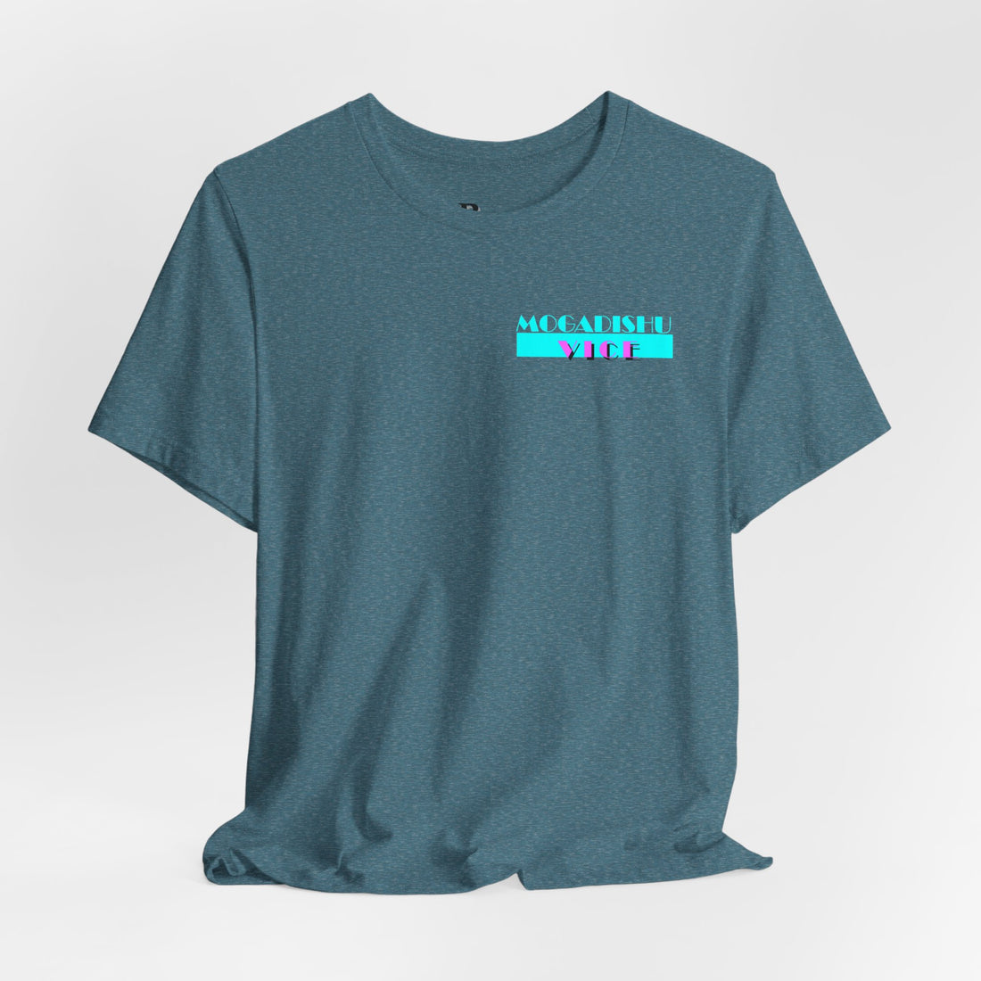 Somalia Map Graphic Tee — "Mogadishu Your City" Colorful Back Print
