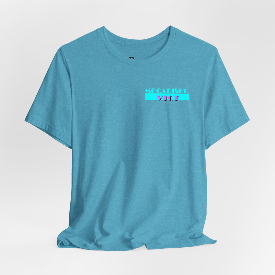 Somalia Map Graphic Tee — "Mogadishu Your City" Colorful Back Print