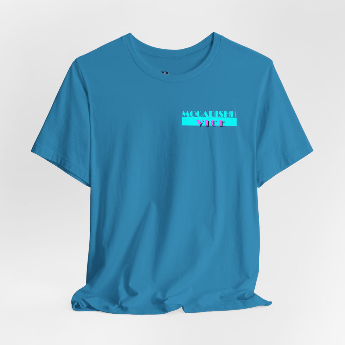 Somalia Map Graphic Tee — "Mogadishu Your City" Colorful Back Print