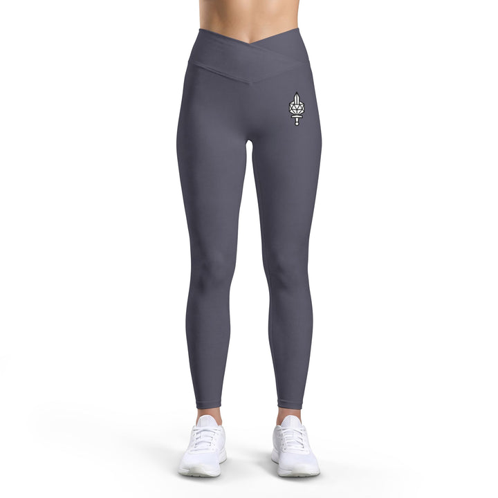 Women’s Luxe Leggings — Fleur-de-Lis Side Emblem