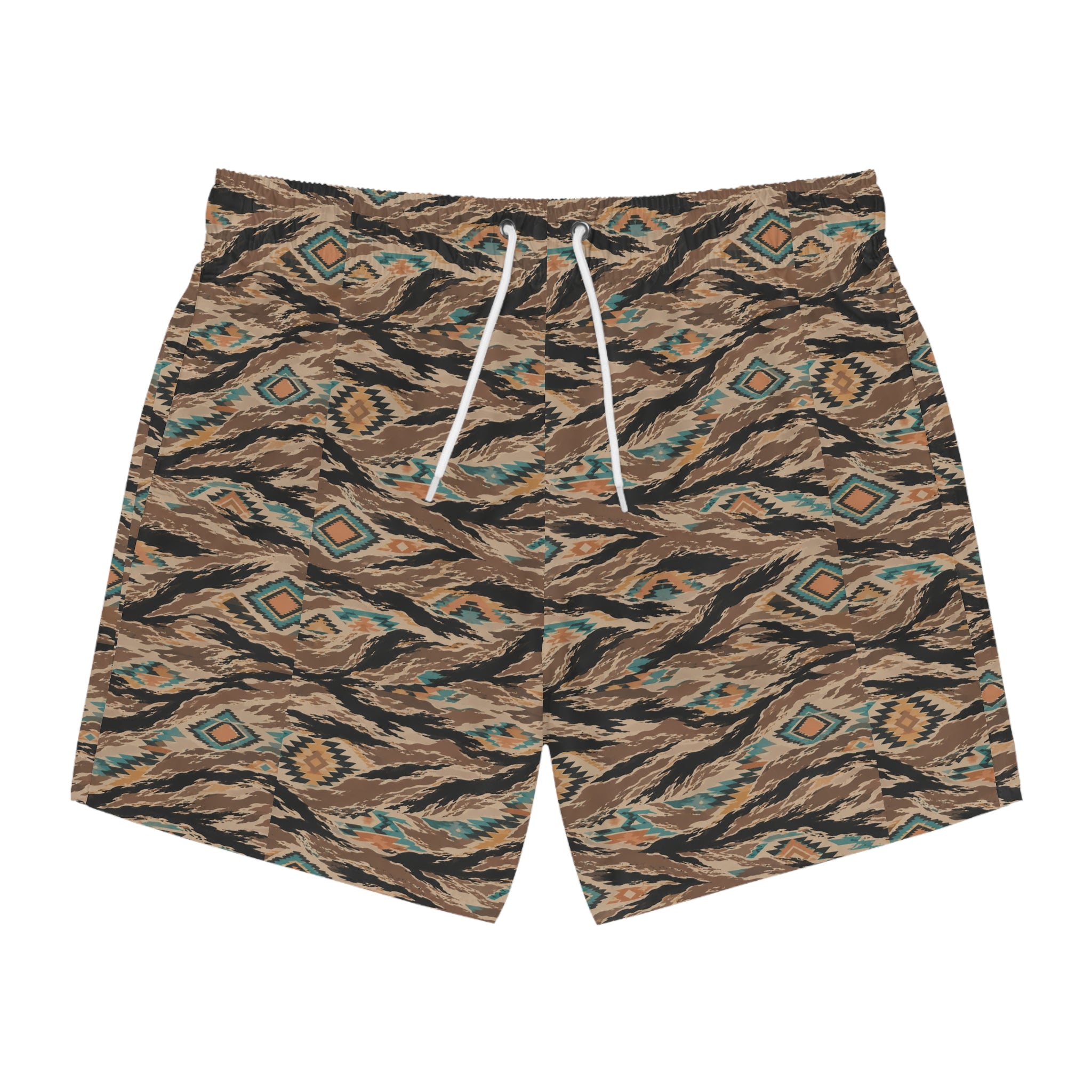 Aztec Camo Swim Trunks