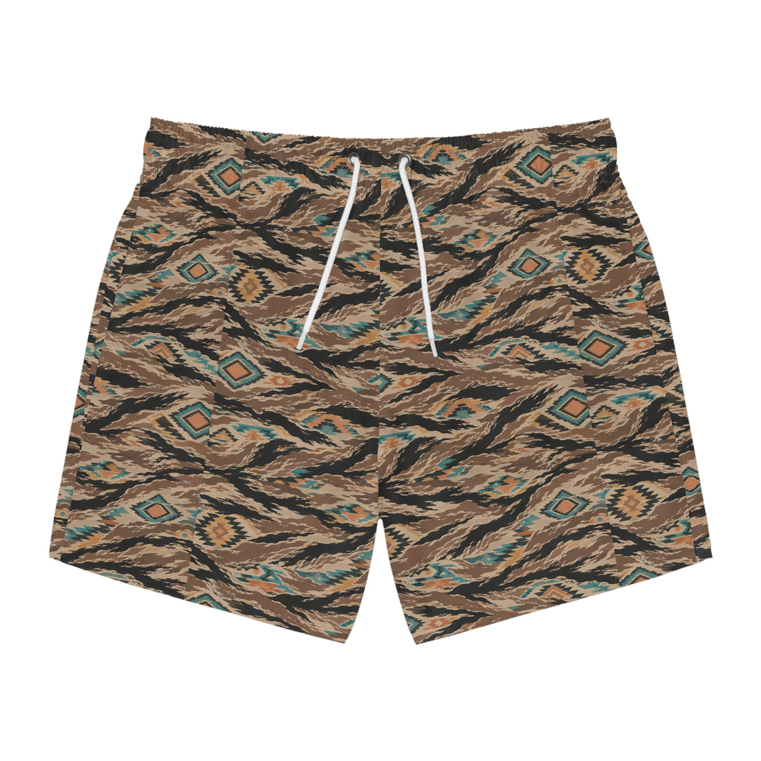 Aztec Camo Swim Trunks