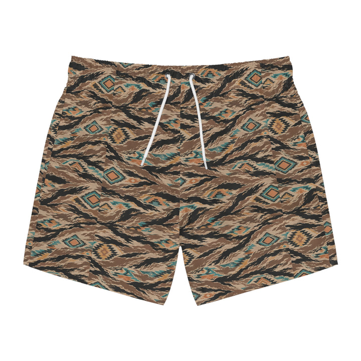 Aztec Camo Swim Trunks