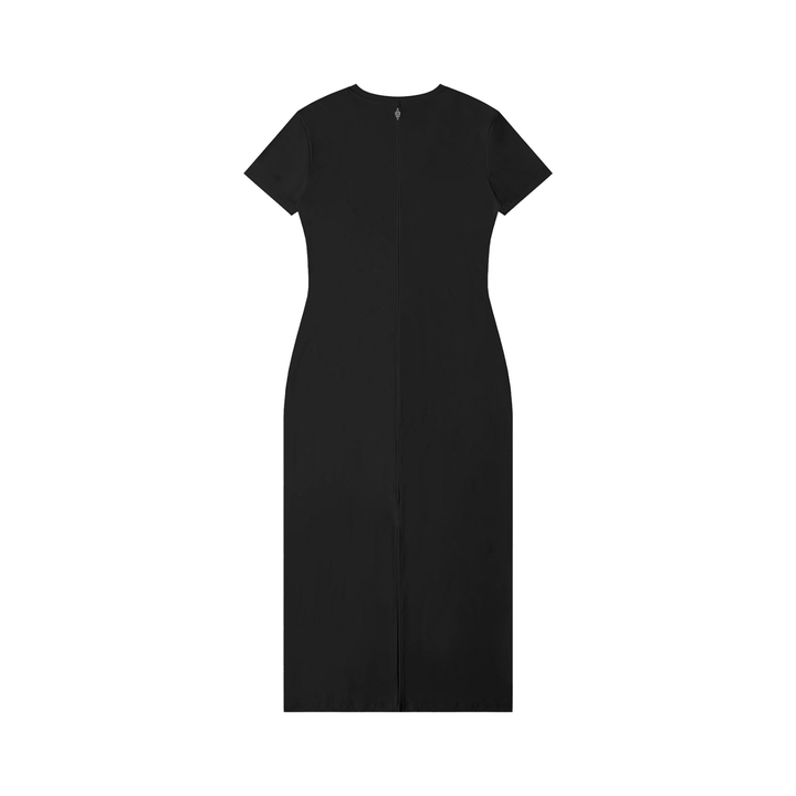 Women's V-Neck Short Sleeve Maxi Dress